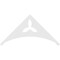Ekena Millwork Pitch Naple Architectural Grade PVC Gable Pediment, 60"W x 30"H x 1"P (12/12) GPP060X030X100NAP - alternate 4